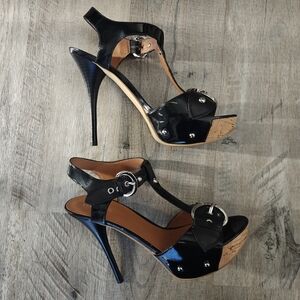 Guess Black Stiletto Heels with Buckle Detail
